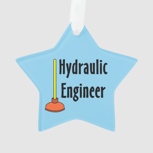 水圧技術者トイレのプランジ オーナメント (裏面)