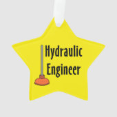 水圧技術者トイレのプランジ オーナメント (裏面)