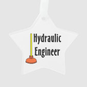 水圧技術者トイレのプランジ オーナメント (裏面)