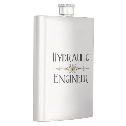 水圧技術者装飾線 フラスク (右)