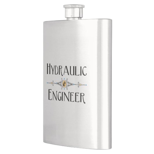 水圧技術者装飾線 フラスク (左)