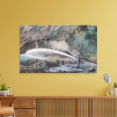 水圧採鉱ScenePlacerville, CA キャンバスプリント (インサイチュ (リビング))