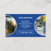 水圧洗浄フォトパワー洗浄洗浄 名刺 (裏面)