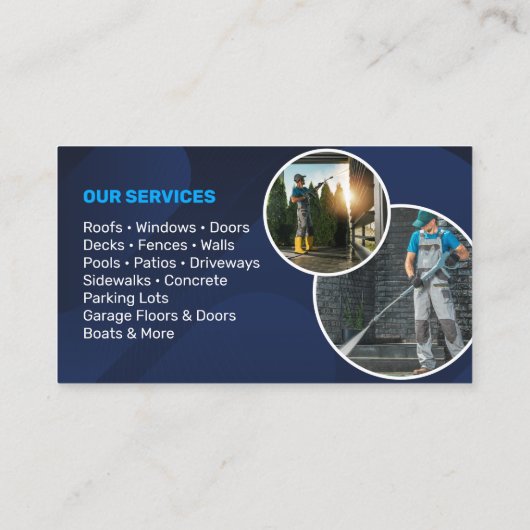 水圧洗浄力洗浄写真 名刺 (裏面)