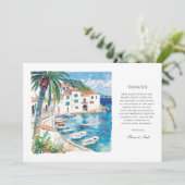 水地中海の色サンキューカード サンキューカード (スタンド正面)