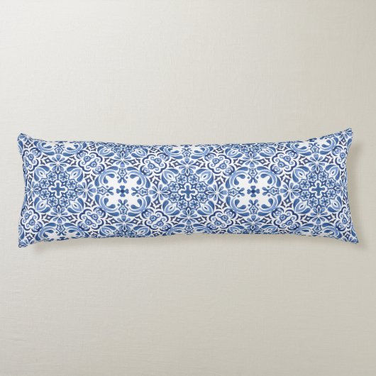 水地中海の色タイル抱き枕 ボディピロー (裏面)