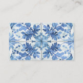 水地中海の色結婚詳細 エンクロージャーカード (裏面)