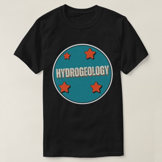 水地質学 Tシャツ (デザイン正面)