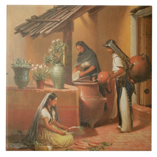 水場所(Tortugo) タイル (正面)