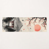 水墨画 富士山 ヨガマット (正面(横))