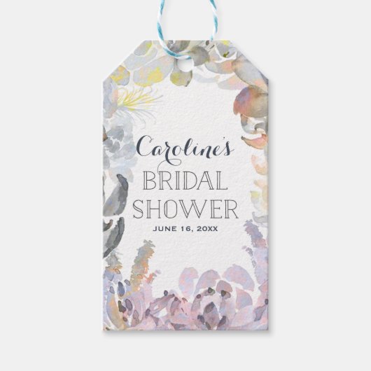 水多肉類 |ギフトラベル ギフトタグ (正面)