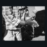 水大切プリント フォトプリント          <br><div class="desc">石けん詰めの水筒で洗う子供の手の写真。南アフリカを取り入れる</div>