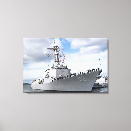 水夫が線路を廻る キャンバスプリント (正面)