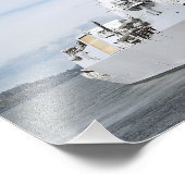 水夫が線路を廻る フォトプリント            (角)