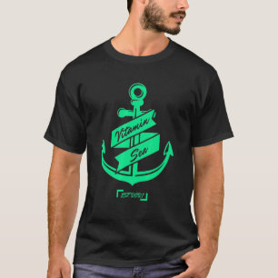 水夫と海のためのビタミン海いかり Tシャツ