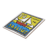 水夫、ヨットの所持に対する贈与 タイル (側面)