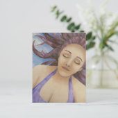 水女神フローティング葉書 ポストカード (スタンド正面)