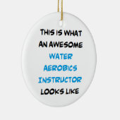 水好気性インストラクター素晴らし、 セラミックオーナメント (右)