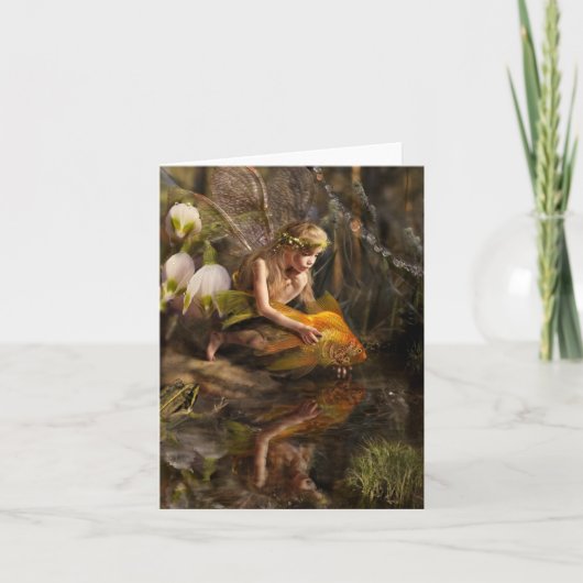 水妖精Notecards カード (正面)