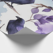 水威厳のある色クロウパターン ラッピングペーパー (角)