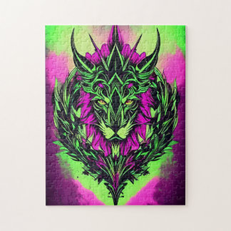 水威厳のある色ライオンパズル- 252ピース ジグソーパズル