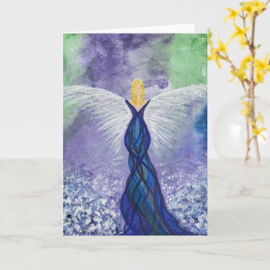 水守り神 カード (黄色い花)