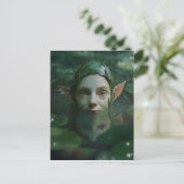 水小妖精や小人はがき ポストカード (スタンド正面)