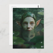 水小妖精や小人はがき ポストカード (正面/裏面)