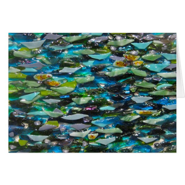 水小石の空白のなカード (正面横)