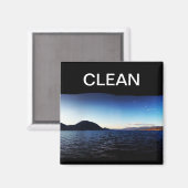 水山クリーン食洗機磁石 マグネット (正面/裏面)