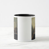 水差しおよび甲殻類が付いている静物画 マグカップ (中央)