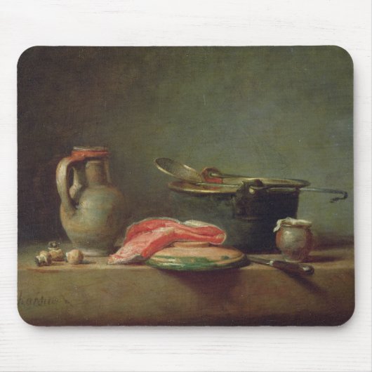 水差しが付いている銅の大がま マウスパッド (正面)