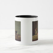 水差しが付いている銅の大がま マグカップ (中央)