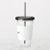 水差しのタンブラーは上がり、繁栄します アクリルタンブラー (右)