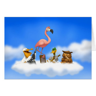 水差しバンドOの鳥カード(中ブランク)
