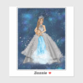 水差し式の印を持つアクエリアス女神 シール (シート)