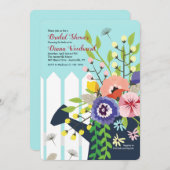 水差し花の招待状 招待状 (正面/裏面)