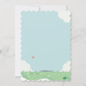 水差し花束 招待状 (裏面)