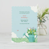 水差し花束 招待状 (スタンド正面)