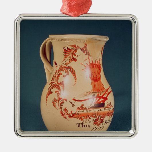 水差し、リーズ、c.1770 メタルオーナメント (正面)