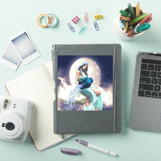 水差し – 壺から水を注ぐ女性 シール (iPadカバー)