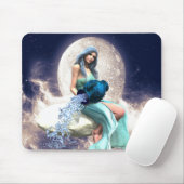 水差し – 壺から水を注ぐ女性 マウスパッド (マウス)