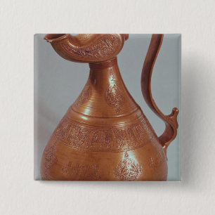 水差し、Khorasanから、イラン1218年 缶バッジ
