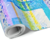 水市松模様に色ラッピング紙 ラッピングペーパー (ロールコーナー)