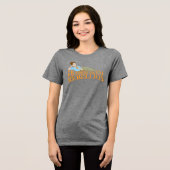 水平の反乱 トライブレンドTシャツ (正面全面)