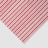 水平の赤と白ストライプの（小規模） 薄葉紙 (詳細)
