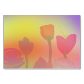 水平ばね時3.5インチx 5インチテーブルカード、基本 テーブルナンバー (裏面)