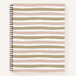水平らせんストライプの状ノートブック ノートブック