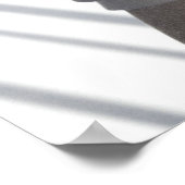 水平を握る雄の体操選手の手 ポスター (角)