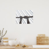 水平を握る雄の体操選手の手 ポスター (キッチン)